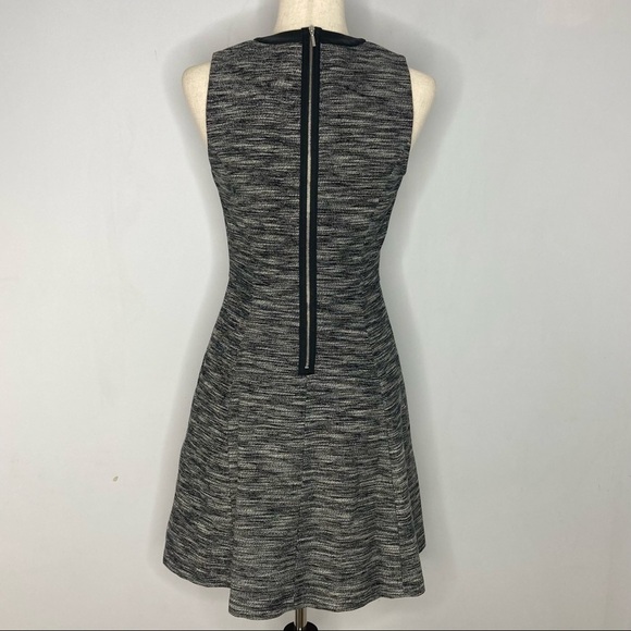 Madewell Women's 2 A-line Office Heather Black Tailored Dress - Picture 3 of 9